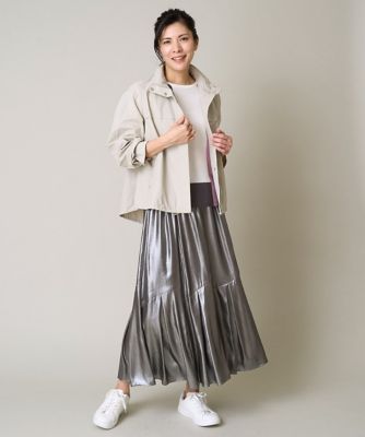 ［日本製］フォイルティアードスカート