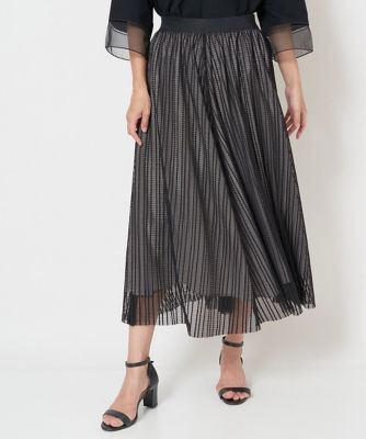 ラルフローレン スパンコール ストレッチ メッシュ スカート メッシュスパンコール ラップスカート｜トゥモローランド 公式通販