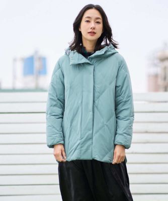 ＜GEORGES RECH　(Women)＞マットストレッチタフタダウンジャケット