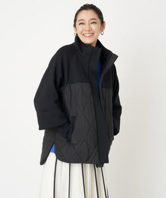 ダンボール中綿レイヤード風ブルゾン