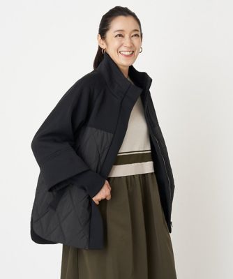 ダンボール中綿レイヤード風ブルゾン