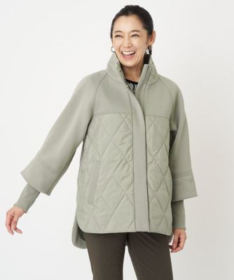 ダンボール中綿レイヤード風ブルゾン