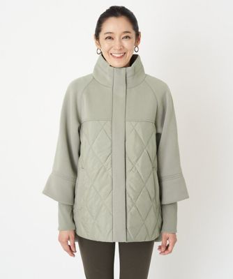 ダンボール中綿レイヤード風ブルゾン
