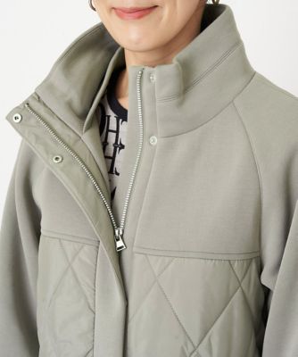 ダンボール中綿レイヤード風ブルゾン