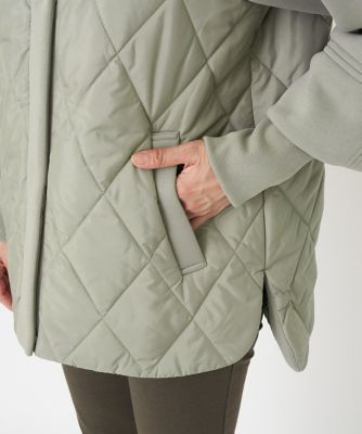ダンボール中綿レイヤード風ブルゾン