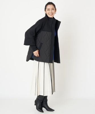 ダンボール中綿レイヤード風ブルゾン