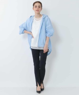 【洗える】ロングテールカジュアルブルゾン