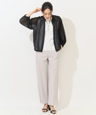 シアーノーカラージャケット | GEORGES RECH (Women)/ジョルジュ