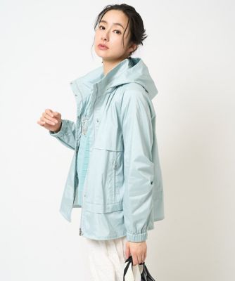シャンブレーシルックタフタブルゾン