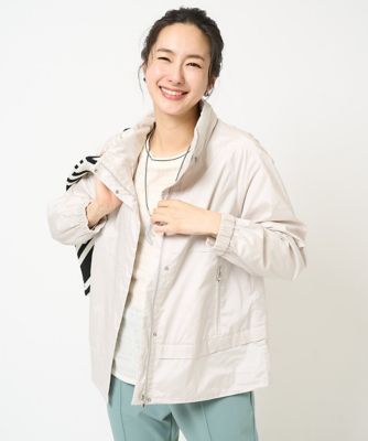 シャンブレーシルックタフタブルゾン