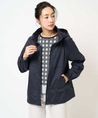 シャンブレーシルックタフタブルゾン