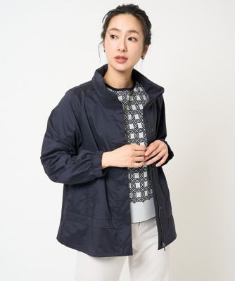 シャンブレーシルックタフタブルゾン