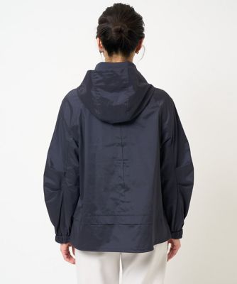 シャンブレーシルックタフタブルゾン