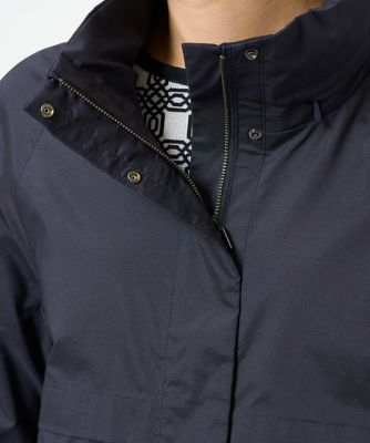 シャンブレーシルックタフタブルゾン