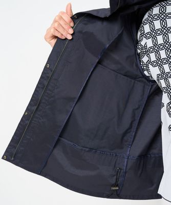 シャンブレーシルックタフタブルゾン