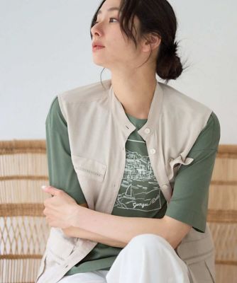 【ベージュ（27）】リバーレースベスト/セットアップ対応 ROPÉ(ロペ) / リバーレースパンツ/セットアップ対応 (パンツ / パンツ