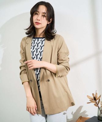 ＜GEORGES RECH　(Women)＞ダブルブレストテーラードジャケット