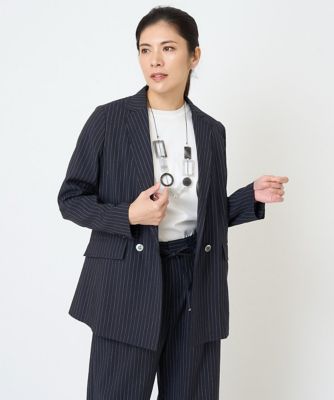 ［日本製／セットアップ対応］］ダブルブレストリネンジャケット