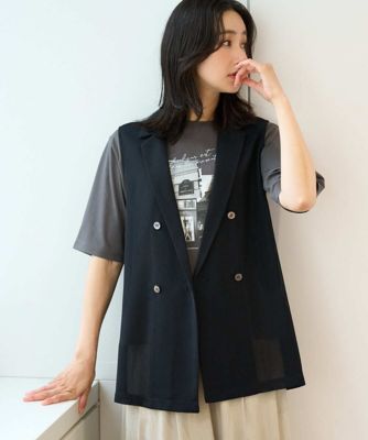 ES RECH - ES RESH ジョルジュレッシュ　ジャケット　ブレザー　サイズ36 ダブルブレストシアージレ | GEORGES RECH (Women)/ジョルジュ