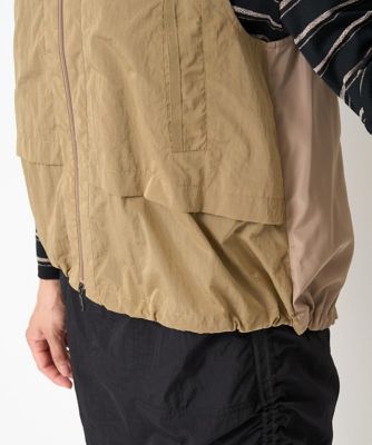 ［セットアップ対応］シャンブレージップアップベスト