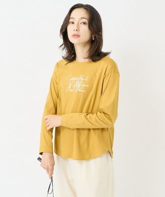 ラメプリントラインストーンロゴカットソー ラメプリントラインストーンロゴカットソー(カットソー・Tシャツ