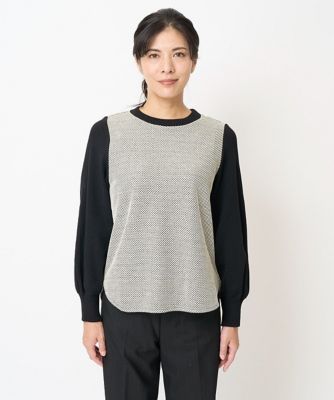 【GEORGES RECH】 ジャガードジャージープルオーバー新品 ジグザグジャガードプルオーバー | GEORGES RECH (Women