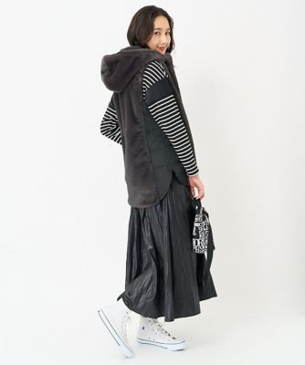 クリアスパンコールロゴボーダーカットソー | GEORGES RECH (Women