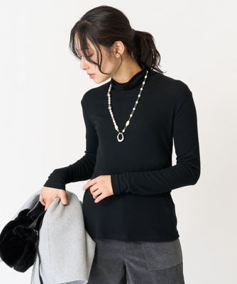 本日限定値下げ！【極美品】THE ROW リブハイネック 日本製］リブハイネックカットソー | GEORGES RECH (Women)/ジョルジュ