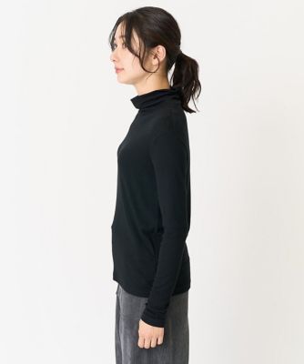 日本製］リブハイネックカットソー | GEORGES RECH (Women)/ジョルジュ