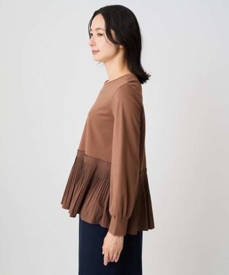 ジョルジュ・レッシュ（ES RECH）/プリーツ切替プルオーバー プリーツ切替プルオーバー | GEORGES RECH (Women)/ジョルジュ