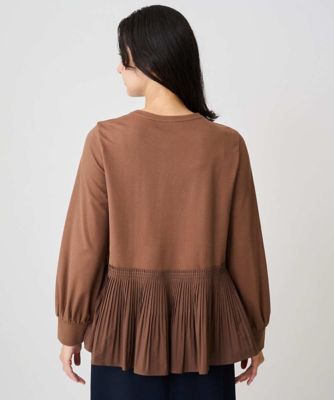 プリーツ切替プルオーバー | GEORGES RECH (Women)/ジョルジュ