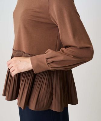 プリーツ切替プルオーバー | GEORGES RECH (Women)/ジョルジュ