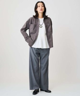 プリーツ切替プルオーバー | GEORGES RECH (Women)/ジョルジュ