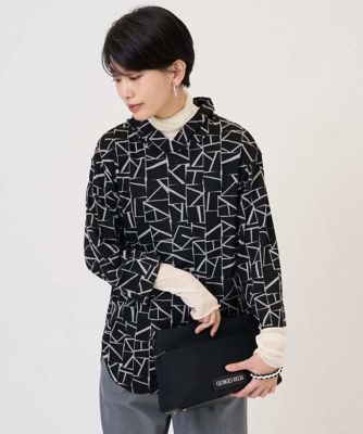 日本製］ダブルフェイスミニフード9分袖ロゴカットソー