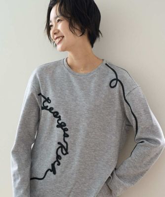 ロゴポンチジャージープルオーバー | GEORGES RECH (Women)/ジョルジュ