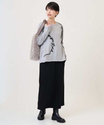 ロゴポンチジャージープルオーバー | GEORGES RECH (Women)/ジョルジュ