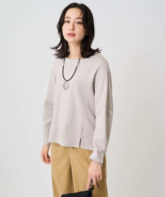 GEORGES RECH (Women)/ジョルジュ レッシュ [保湿/吸湿/発熱]デュアルウォームスクエアネックプルオーバー 82ベージュ トップス【三越伊勢丹/公式】