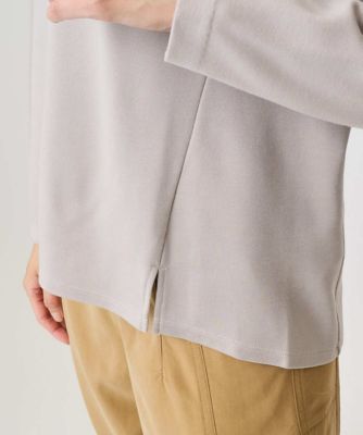 保湿／吸湿／発熱］デュアルウォームスクエアネックプルオーバー