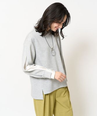 ＜GEORGES RECH　(Women)＞ブライトダンボールレイヤードプルオーバー