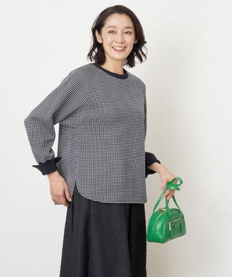 ＜GEORGES RECH　(Women)＞ジグザグジャガードプルオーバー
