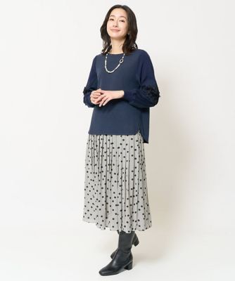 ES RECH / ジョルジュ・レッシュ クロスサーモテープ刺繍ジャージープルオーバー クロスサーモテープ刺繍ジャージープルオーバー | GEORGES RECH