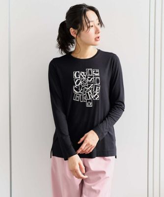 ベアテンロゴ刺繍カットソー | GEORGES RECH (Women)/ジョルジュ