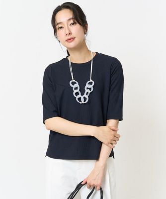 ［日本製］ストレッチリブカットソー