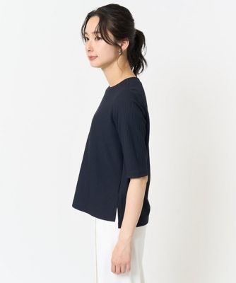 ［日本製］ストレッチリブカットソー
