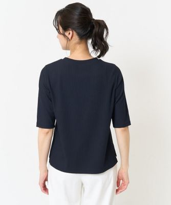 ［日本製］ストレッチリブカットソー