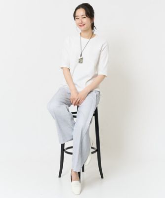 ［日本製］ストレッチリブカットソー