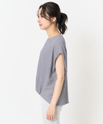 楊柳フレンチスリーブカットソー