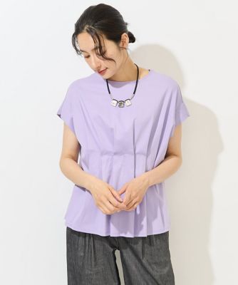 GEORGES RECH　(Women)/ジョルジュ　レッシュ [接触冷感]ウエストタックカットソー