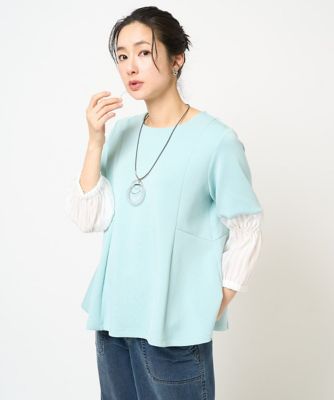 シアースモッキングダンボールフレアプルオーバー | GEORGES RECH