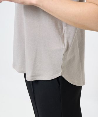［日本製］ラメフレンチスリーブジャージーカットソー